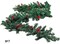 Pre-lit 9 ft Christmas Garland with Red Berries and Pine Cones, 50 Waterproof LED Lights (1)